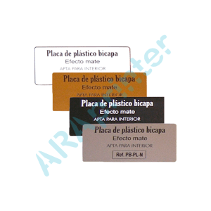 Placa para buzón standard